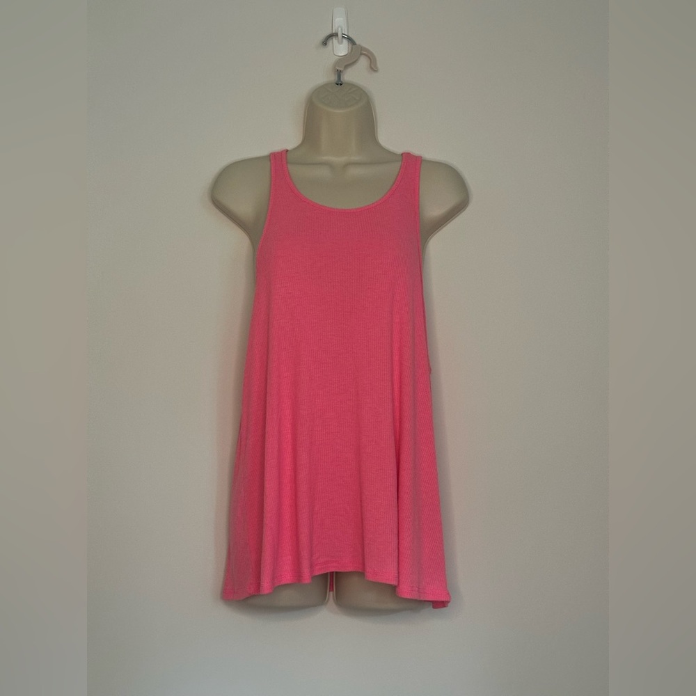 BONGO Pink Relaxed Sleeveless Tank Top